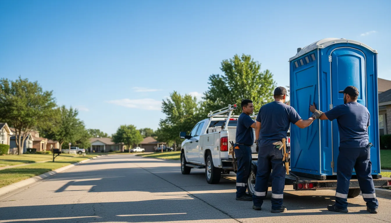 Portable Toilet Rental in Wells, TX near me